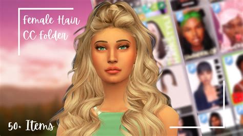 Sims 4 Hair Cc Folder Free Download 50 Items Youtube