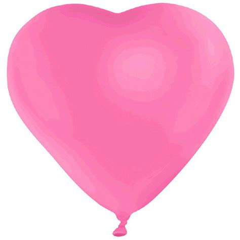 Pink Heart Latex Balloons Party Time Inc