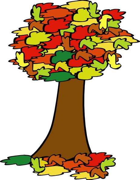 Fall Tree Clip Art 115007 Free Svg Download 4 Vector