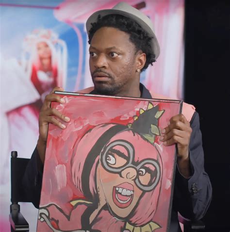 Funny Marcos Portrait Of Nicki Minaj On Open Thoughts Her Reaction