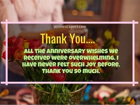 25 Best Thank You Messages For Anniversary Wishes Wishes Expert Images