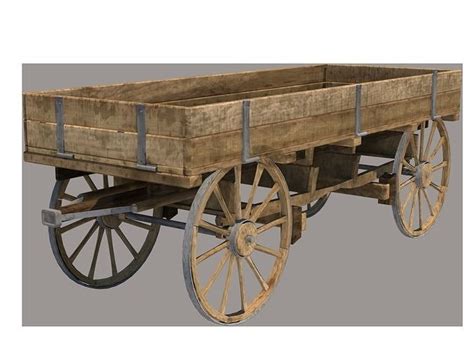 Medieval Carriage 3d Model Cgtrader