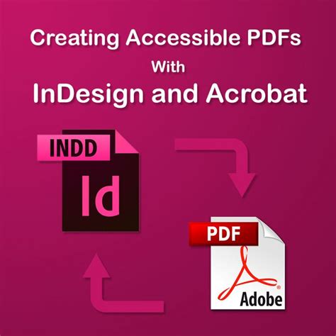 Creating Accessible Pdfs With Adobe Indesign And Acrobat C Adobe