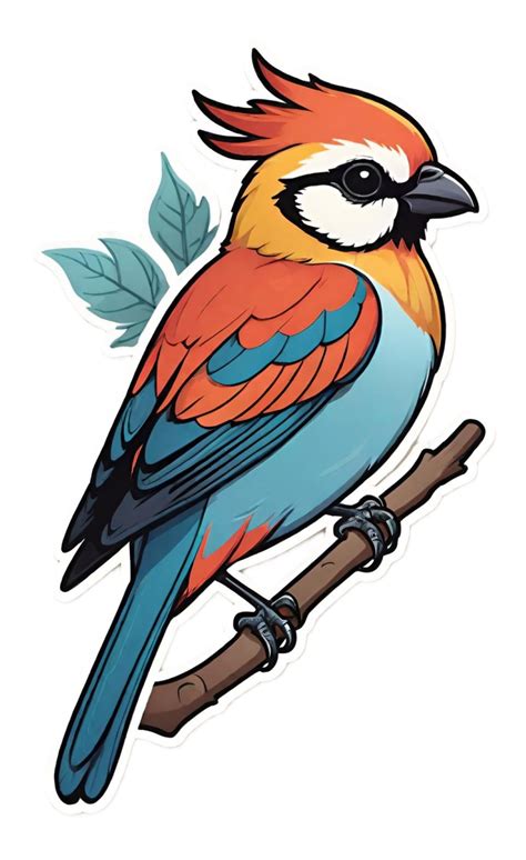 Bird Sticker Transparent Background Free Stock Photo - Public Domain