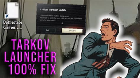 This Launcher Fix Works Every Time Escape From Tarkov Critical Update