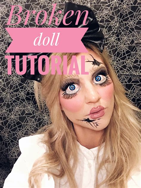 Halloween Makeup Broken Doll Tutorial The Nomis Niche