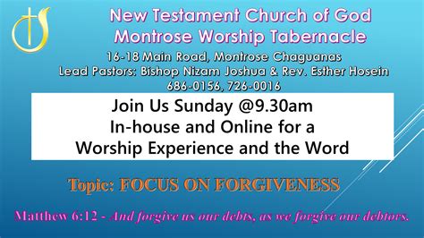 Montrose New Testament Church Of God Home