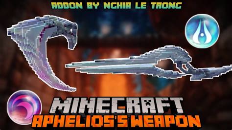 Weapon Addon Mcpe Aphelioss Weapons Addon More Over Power Weapon