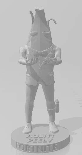 Stl File Agent Peely Fortnite Booth Support・3d Printable Model To