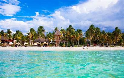 Cancun Mexico Beach Yucatan Caribbean Sea Peninsula