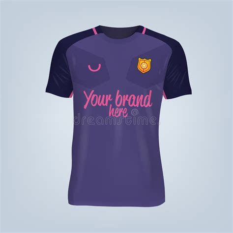Vector Illustration Of Football T Shirt Template Stock Illustration Illustration Of Retail