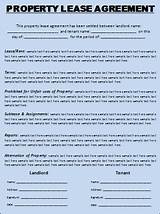 Free Printable Rental Lease Agreement Template Pictures