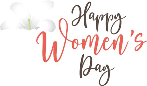 International Womens Day Logo Font Petal For Womens Day For