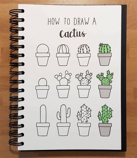 How To Draw Bullet Journal Doodles Step By Step Free