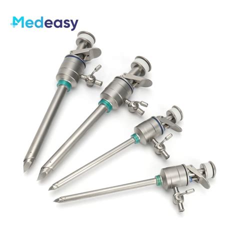 Laparoscopic Reusable Surgical Trocar And Cannula 5mm 10mm 12mm 15mm