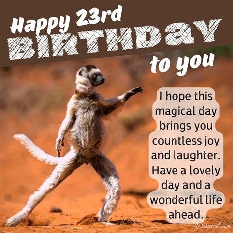 happy 23rd birthday cards and funny images