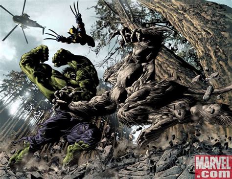 Hulk Vs Sasquatch With Woverine Wolverine Marvel Wendigo Wolverine