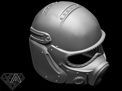 Metro 2033 Helmet Darkside Edition 3d Model 3d Printable Cgtrader