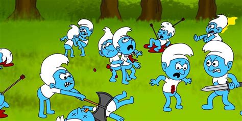 There S Smurf Sex And Murder To Spare In Game Of Smurfs
