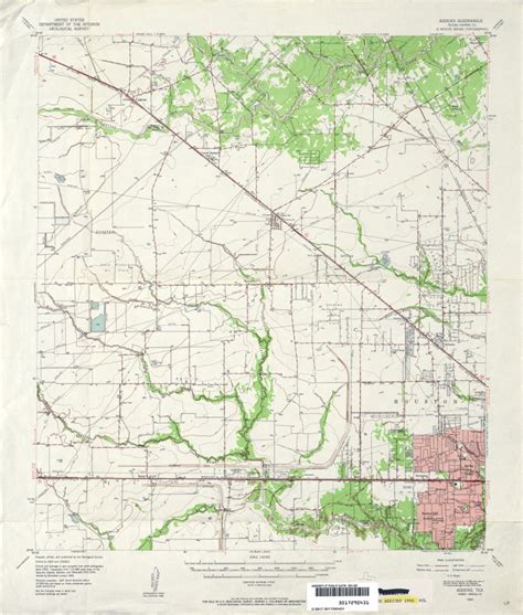 Texas Topographic Maps Perry Castañeda Map Collection Ut Library