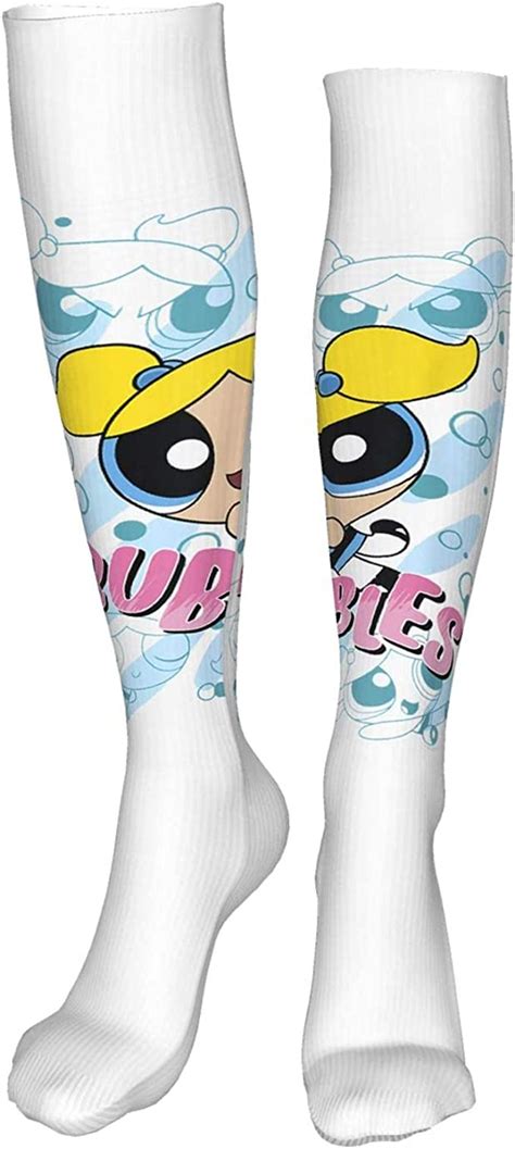 Djngn The Powerpuff Girls Unisex Fashion Thigh High Socks Warm Long Tube Stockings Sports Gym