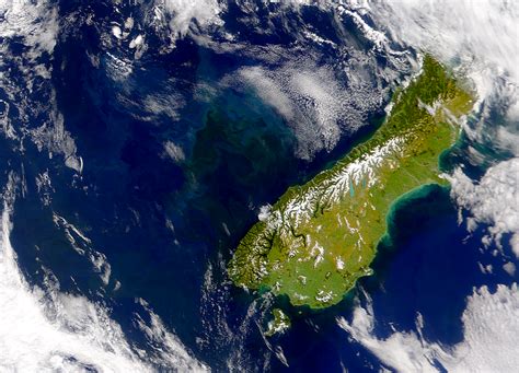 Nasa Visible Earth Seawifs Tasman Sea Bloom