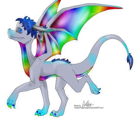 Rainbow Dragon By Chiryoku411 On Deviantart