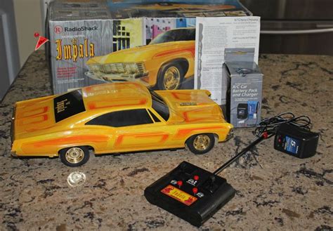 Radio shack 64 chevy impala lowrider w/hydraulics r/c car w/battery works great. VINTAGE RADIO SHACK '67 CHEVY IMPALA R/C RADIO CONTROL CAR ...