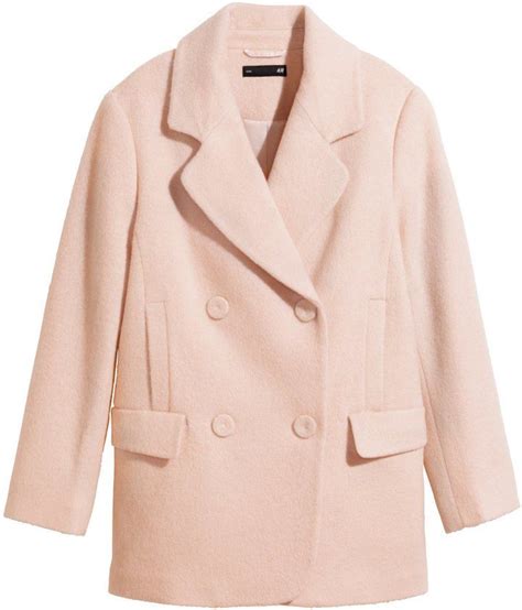 Something Pink Pink Wool Coat Wool Blend Coat Clothes