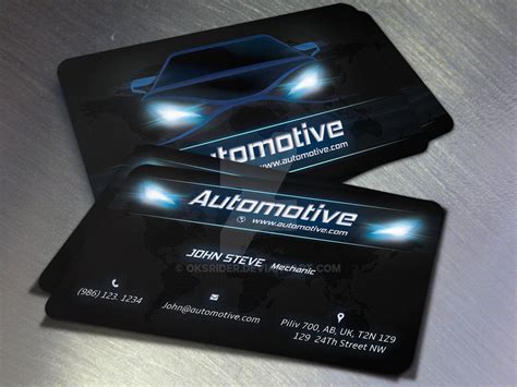 Automotive Business Card By Oksrider On Deviantart