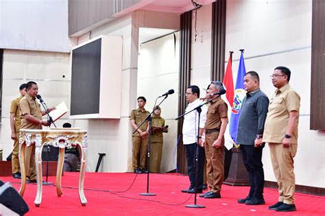 Asrul Sani Gladi Pelantikan Pj Wali Kota Palopo Di Kantor Gubernur