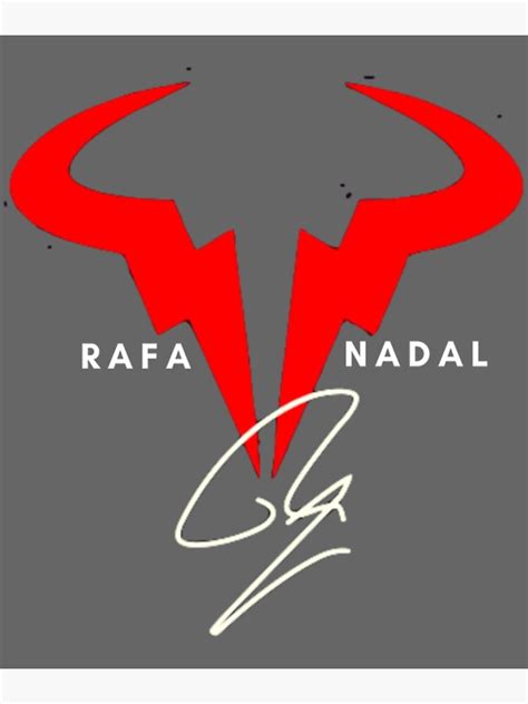 Best Seller Rafa Nadal Logo Poster For Sale By Rashedqawasmi