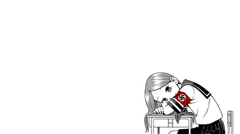 Hd swastika wallpaper desktop background image photo. Wallpaper : anime girls, simple background, Nazi, swastika ...