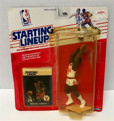 Kenner 1988 Nba Starting Lineup Michael Jordan With Card Figure No