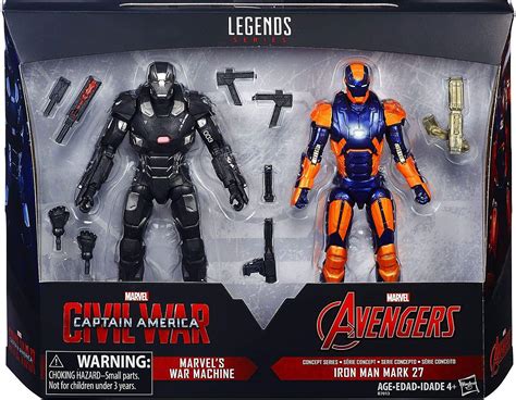 Buy Marvel Legends 6 Inch Captain America Civil War Action Figure Set War Machine And Iron Man