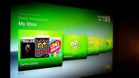 Xbox 360 Menu Dashboard Youtube