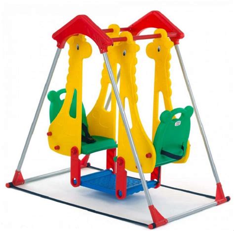 Giraffe Baby Swing Kids Indooroutdoor Playground Happy Shop