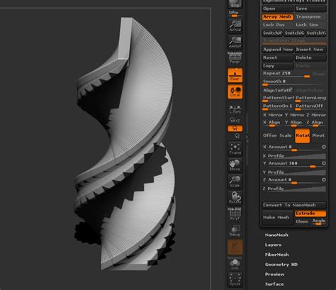 Array Mesh Rotation Is Not Working Correctly Zbrushcentral