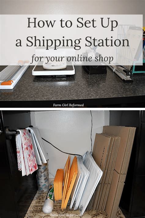 How To Set Up A Shipping Station In 2020 Spring Cleaning Challenge