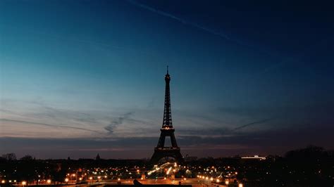 1920x1080 Eiffel Tower Night Time Clear Sky Laptop Full Hd 1080p Hd 4k