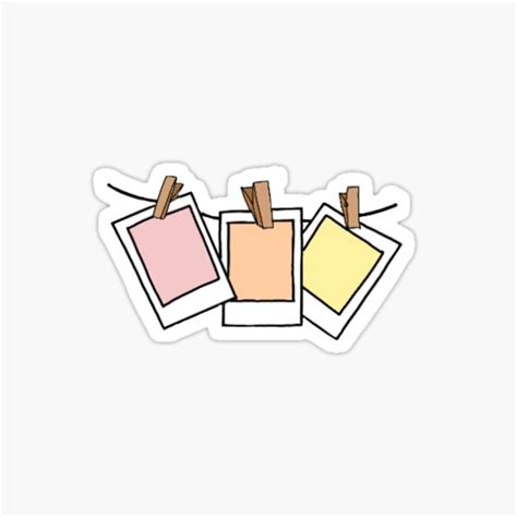 Polaroids Sticker By Livstickershop Redbubble