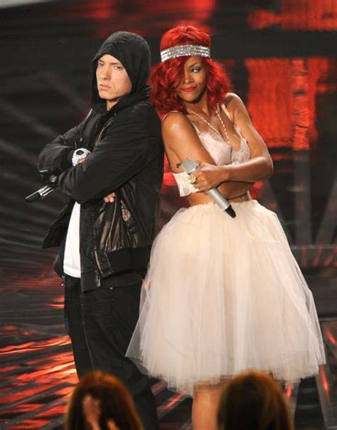 Eminem Reportedly Says He Sides With Chris Brown Over Rihanna Assault On Alleged Leaked Song