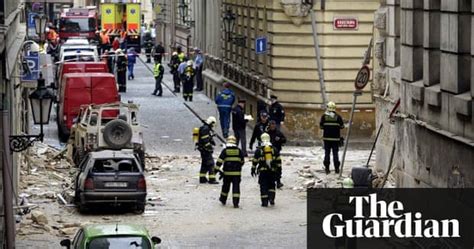 Prague Explosion Possibly Caused By Gas Injures Dozens World News The Guardian