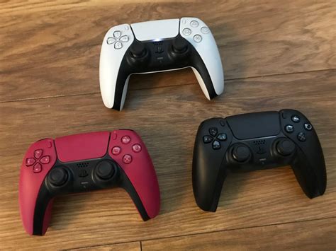 Playstation 5 Dualsense Midnight Black And Cosmic Red Wireless Controllers