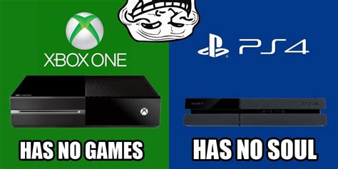 Conslole Wars Hilarious Playstation Vs Xbox Memes Thegamer