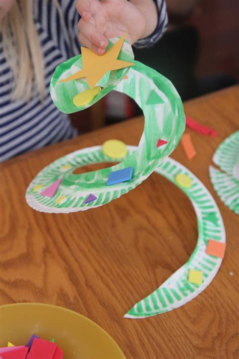 Toddler Approved Paper Plate Shape Christmas Tree Craft