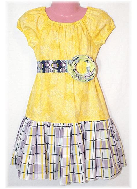 Size 3t4t Girls Boutique Peasant Dress By Whimsicaldragonfly