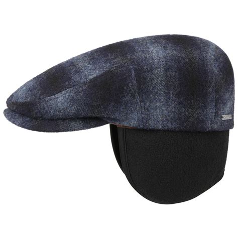 Kent Mercer Flat Cap With Ear Flaps By Stetson 9275