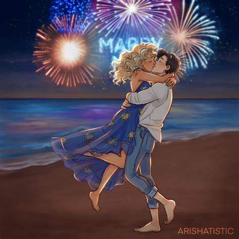 Percy Jackson Characters Percy And Annabeth Kissing