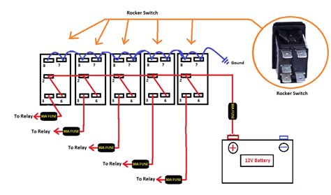 Toggle switch is used to toggle the output between two devices. 12 Volt Toggle Switch Wiring Diagrams - Wiring Diagram And ...